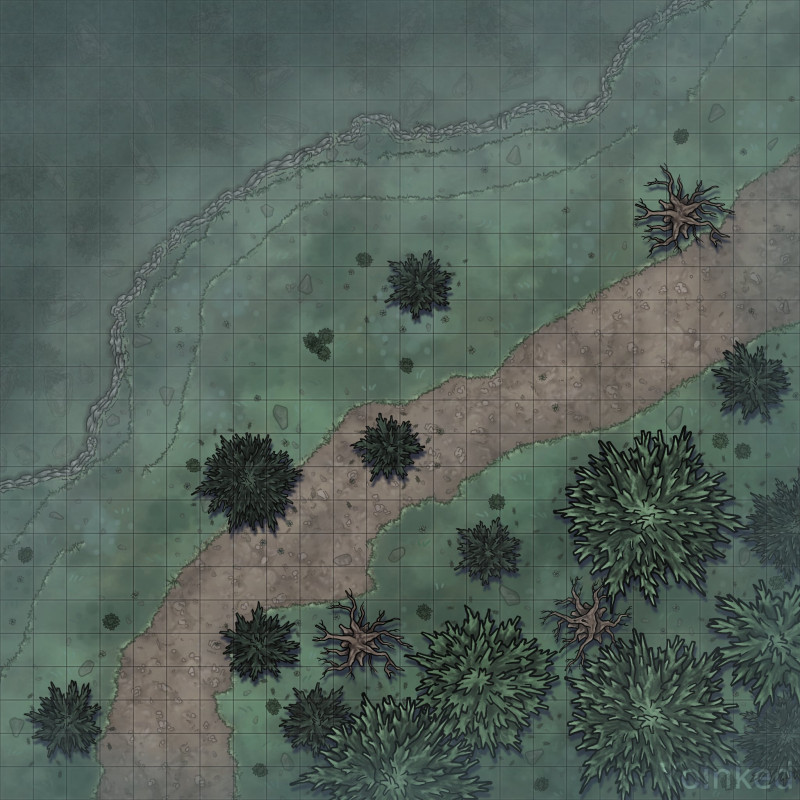 The Old Svalich Road | 8 Battlemaps for Curse of Strahd