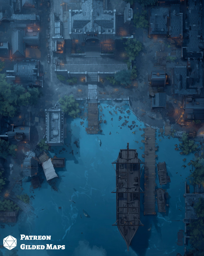 Gothic City Battlemaps