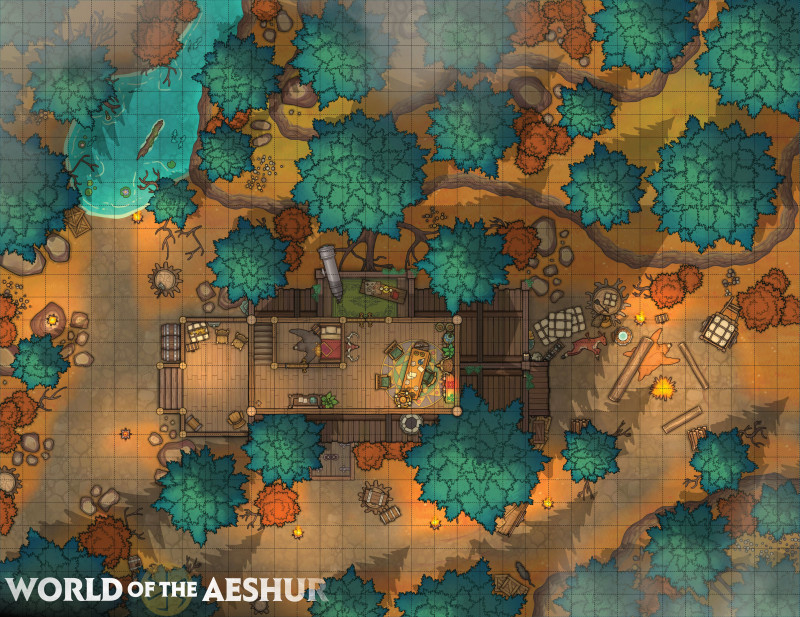 An autumn inn - [35x27]