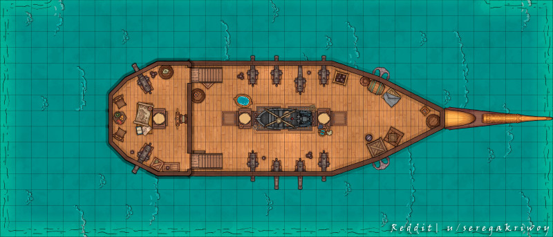 Custom Ship for my DND Party