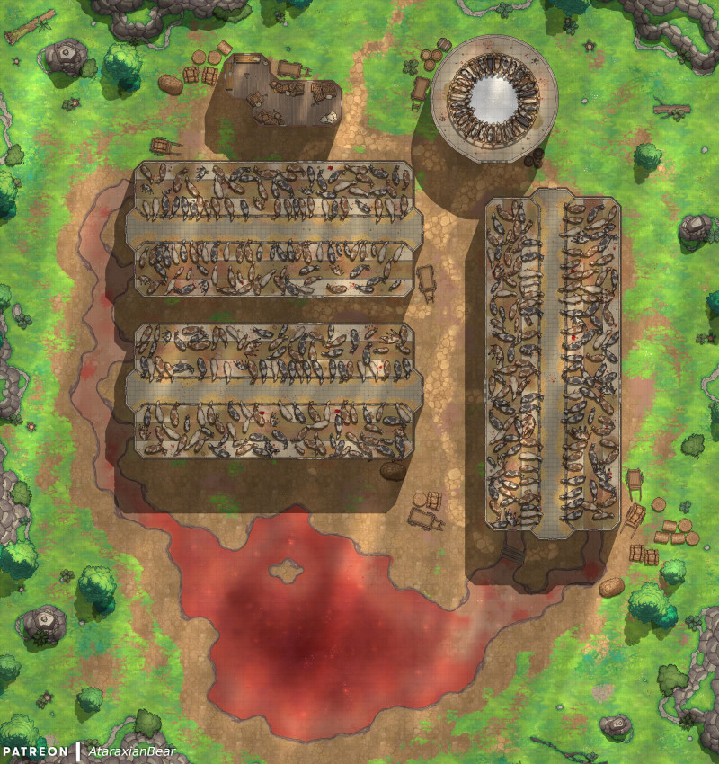 Factory farming on four maps