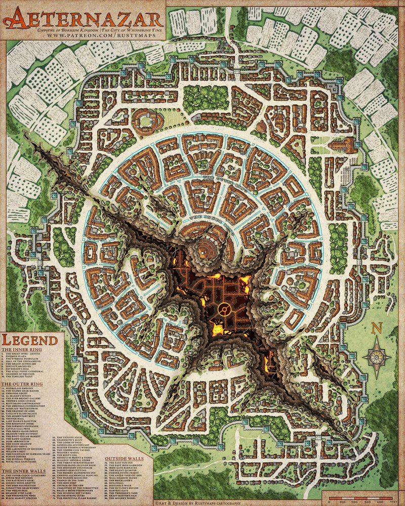 Aeternazar City by Rustymaps