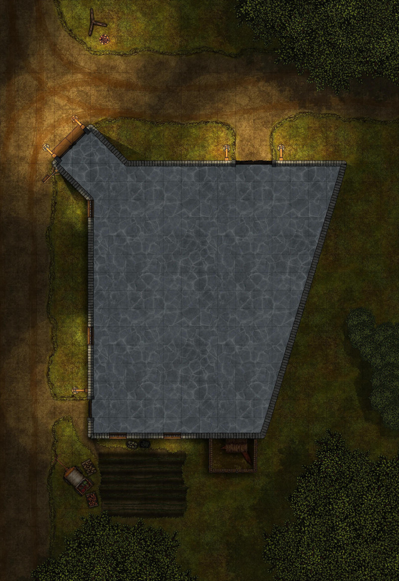 Attack on the Wayside Inn (Storm Lord's Wrath) [22x32]