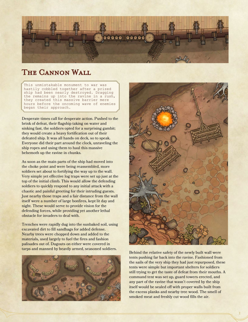 The Cannon Wall [70 x 40]