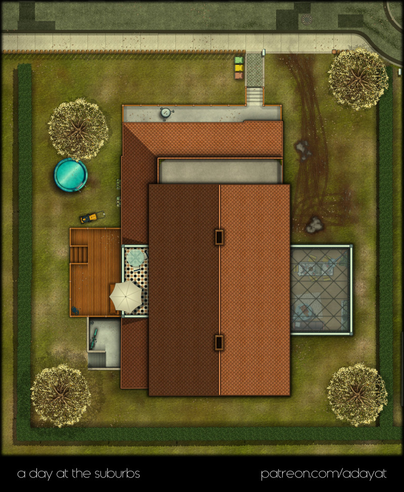 Suburbian house no.5/5 [23x28] [modern version]