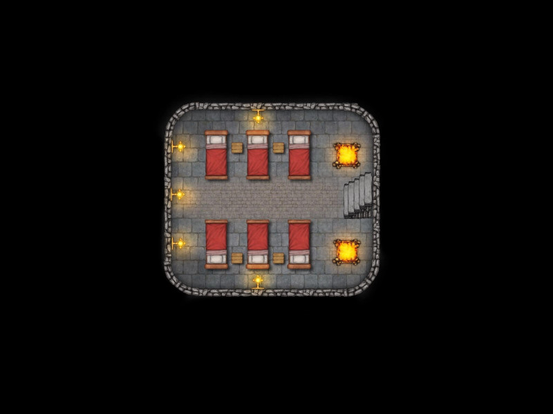 Castle Interior and Dormitory