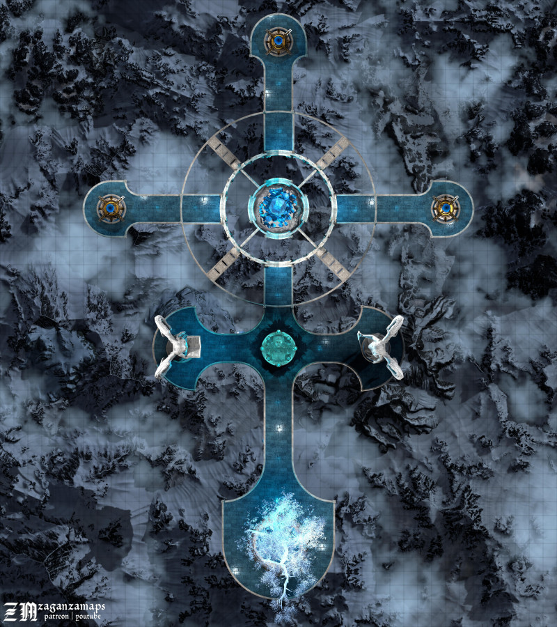 Elemental temple of the Air [40x45]