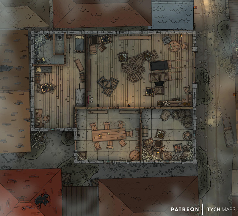 Safehouse Hideout - Waterdeep [22x20]