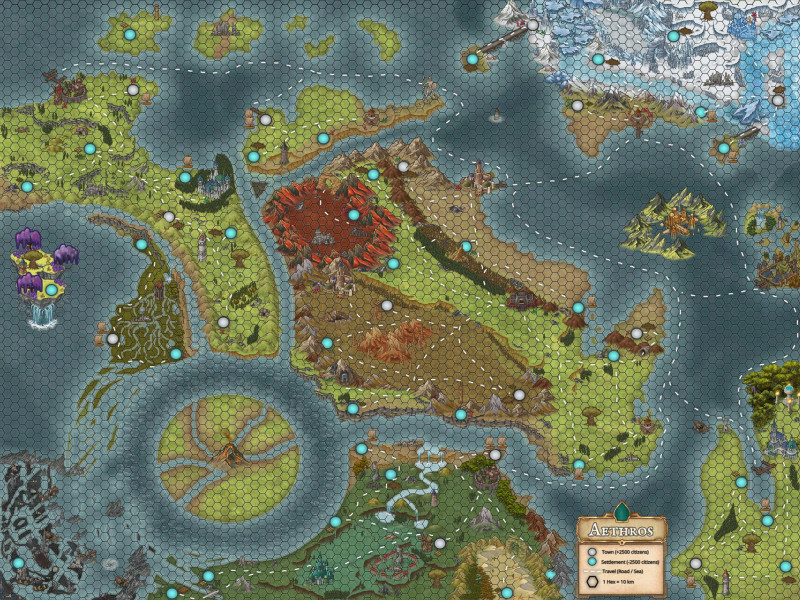 WIP - Creating Aethros
