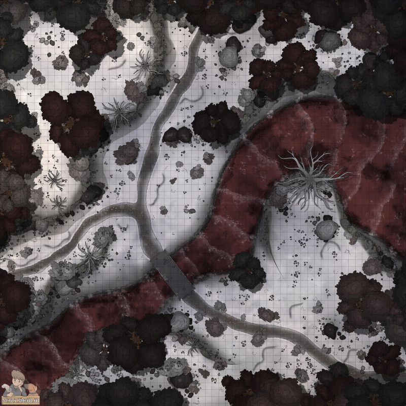 The Gasping River [60x60]