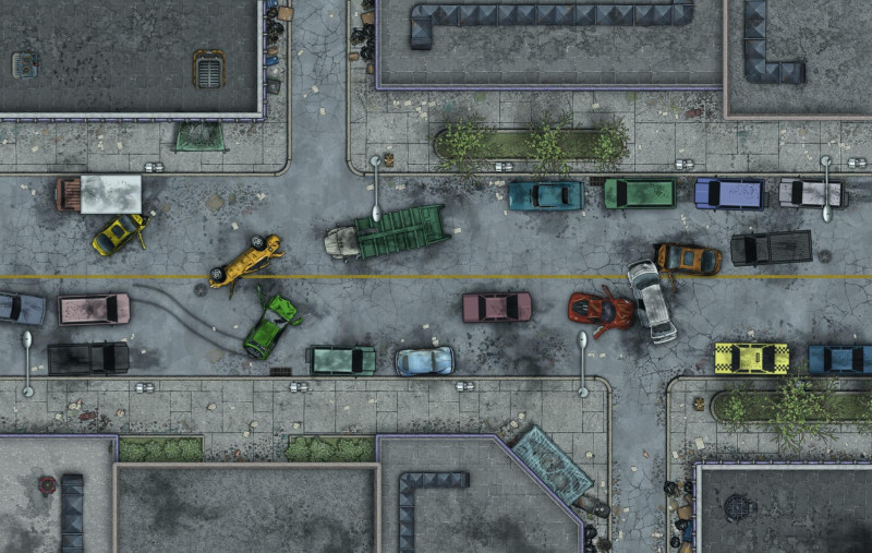 Postcards from the Zombie Apocalypse - Main Street Snarl
