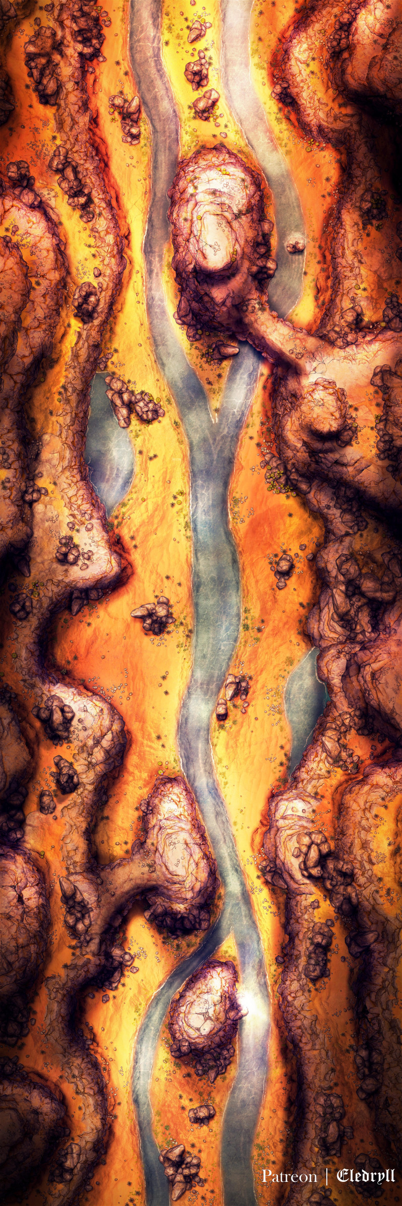 The Gleaming Gorge [30x90] [Gridless]
