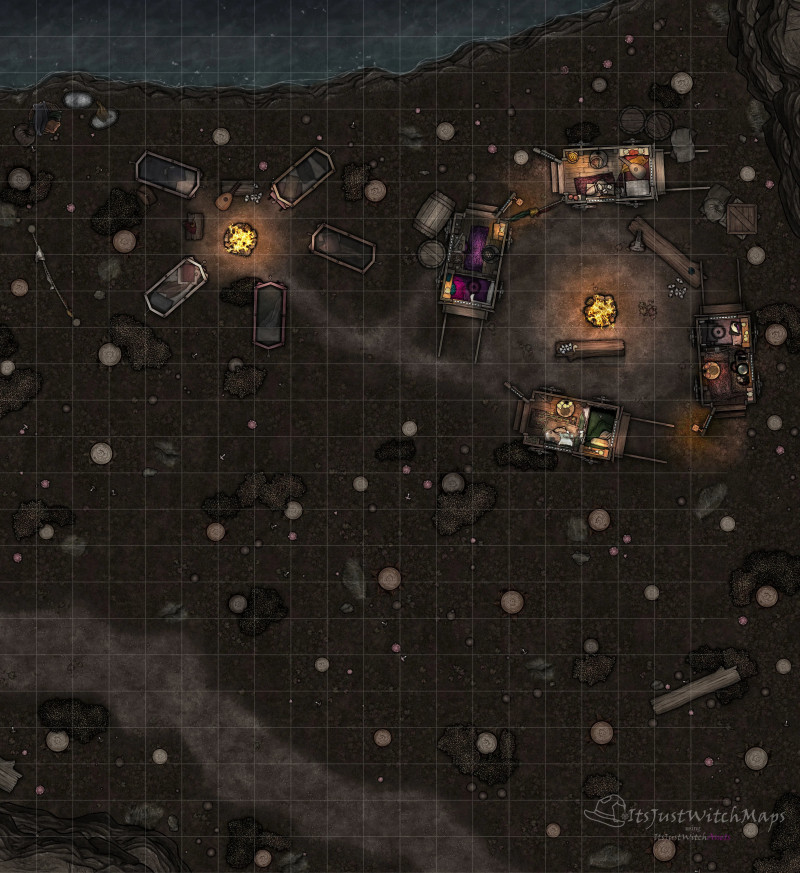 Free Traveler Camp 22x24 Basic, Day, Night, and Spooky variants!
