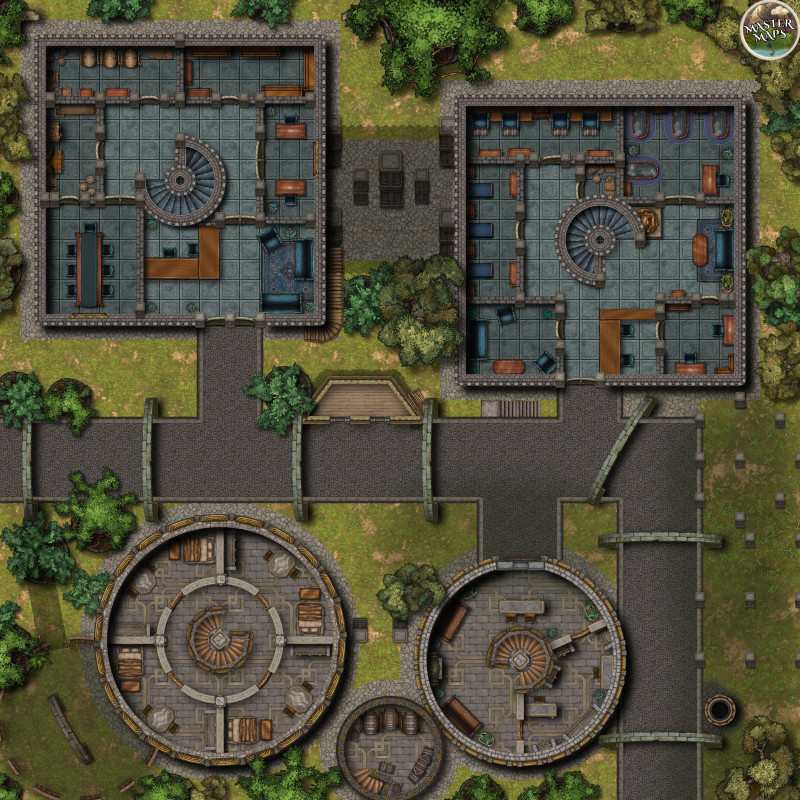 Tower District (Top-to-Bottom) [40x40]