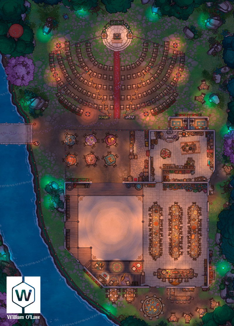 Wedding Party! A Map for the Most Devoted Lovers! - Day, Dusk and Night versions!