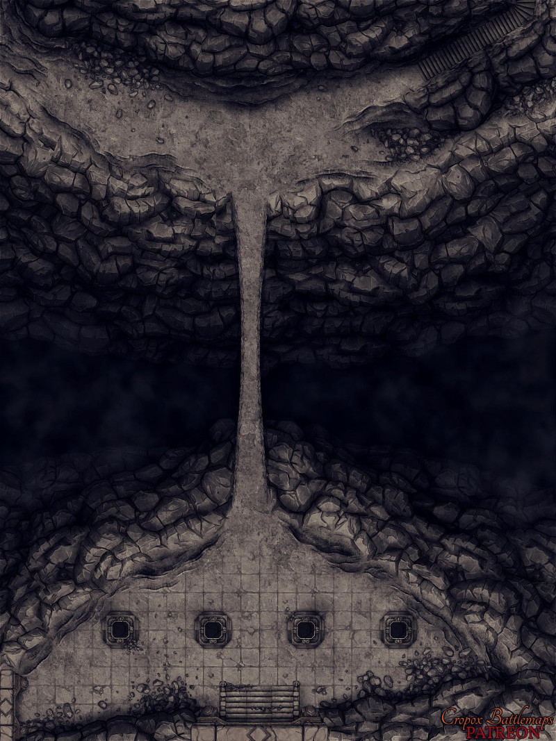 Bridge of the Deep (30x40) battle map