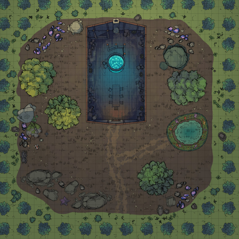 Progression of map quality over the course of my 3 year campaign. (2 years using dungeondraft)