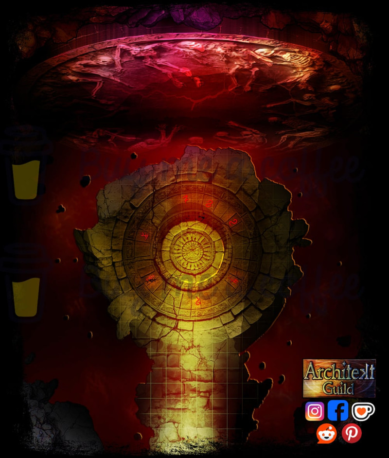 Dial of Doom (rpg fantasy battlemap)