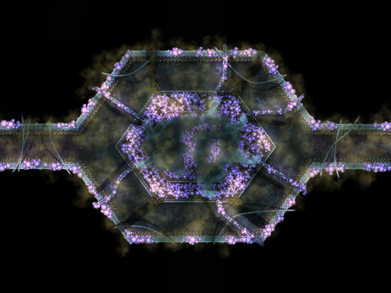 Alien God / Eldritch Horror Chamber + Alien Maze (Clonable/Full res. in description)