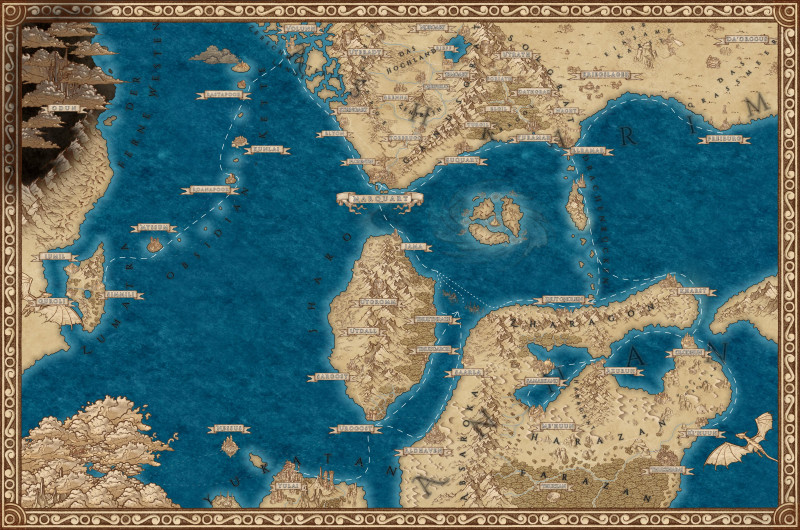 My go at Parchment 2.0 for my DnD campaign. Feeling like the mao is a bit overloaded. Thoughts?