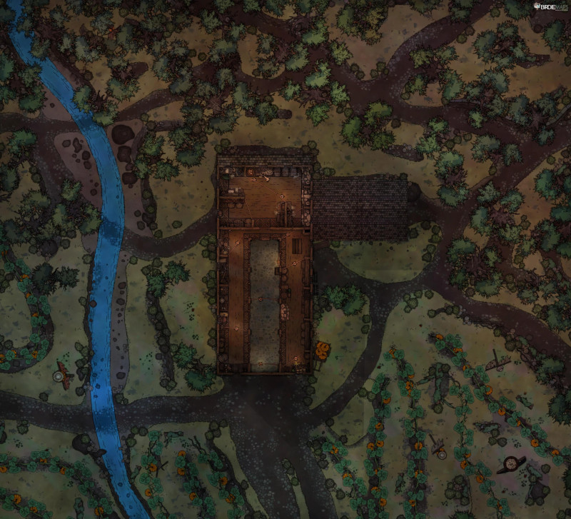 Scarecrow Barn - [55x50]