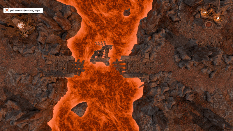 Molten Chasm Passage [32x18] [Animated Map]