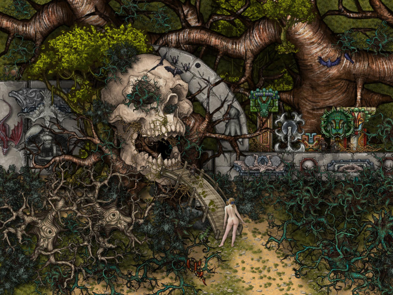 The nymph Lycaops and the ancient graveyard