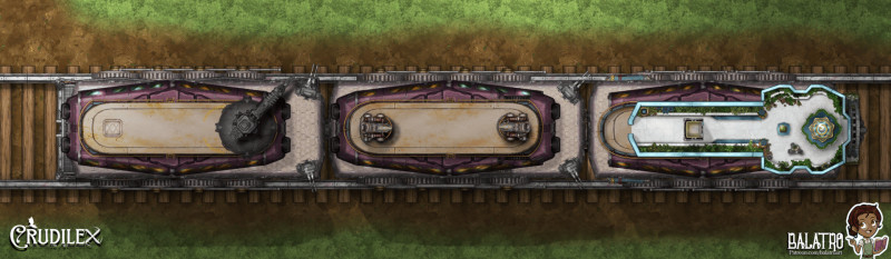The Sanroko-II Fortress Train will cross the entire world, with stations in every nation there is. Some say that when the last spike is hammered the reign of monsters will end forever.