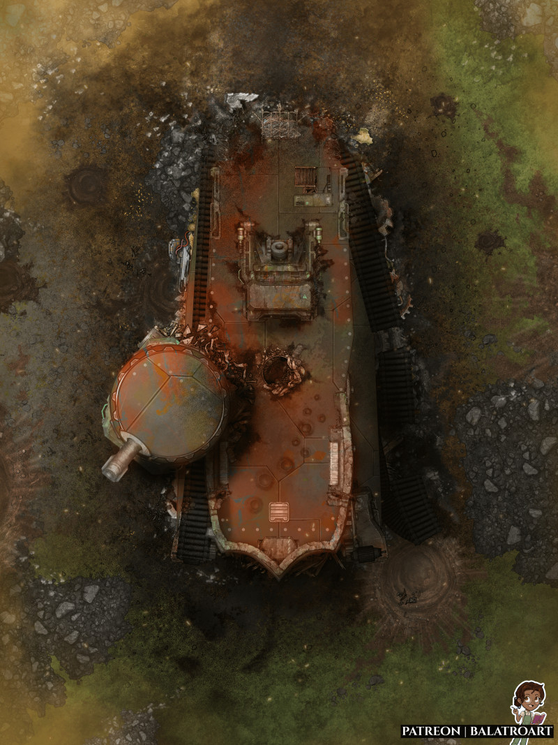 The great tank fortress is a monster on the battlefield- A mobile bastion claiming dominion over whatever region it storms through.
