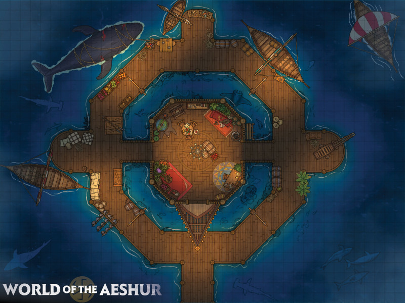 A harbor at sea + variant - [40x30]
