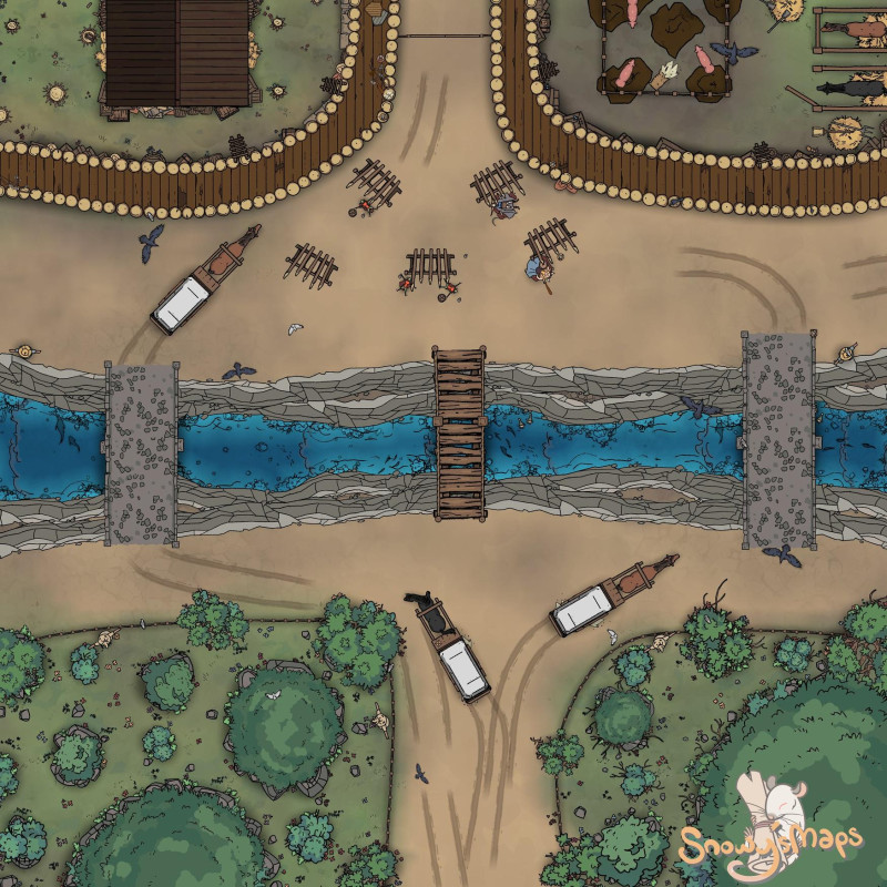 [25x25] Outpost Bridge Light