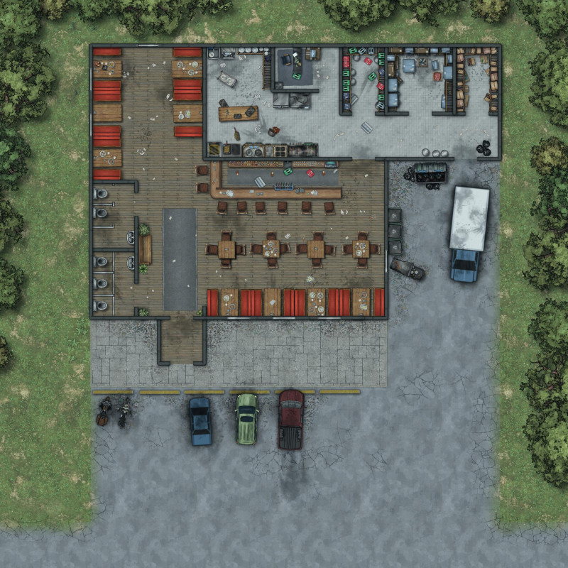 Postcards from the Zombie Apocalypse - Road House Tavern