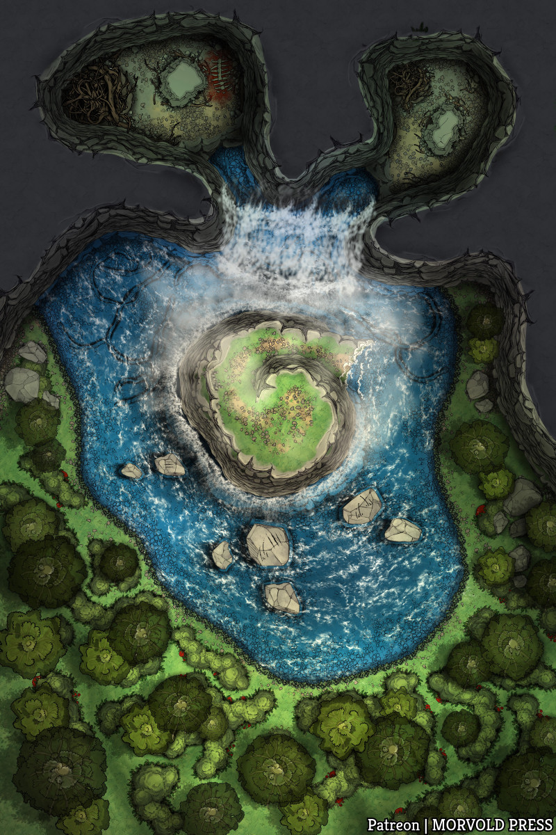 Green Dragon Caves | Lair [80 x 120]