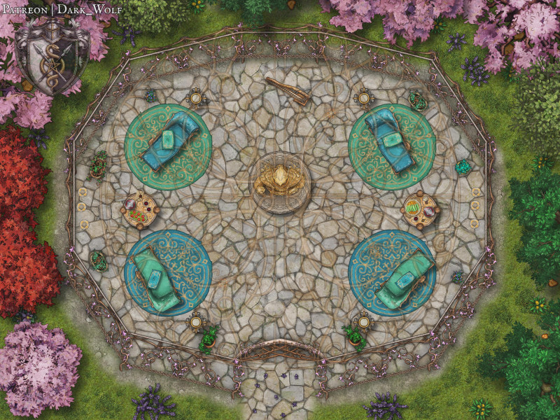 A quiet moment of tranquility, or a stage for subtle machinations... [2K 20x15 Gridless] [OC]