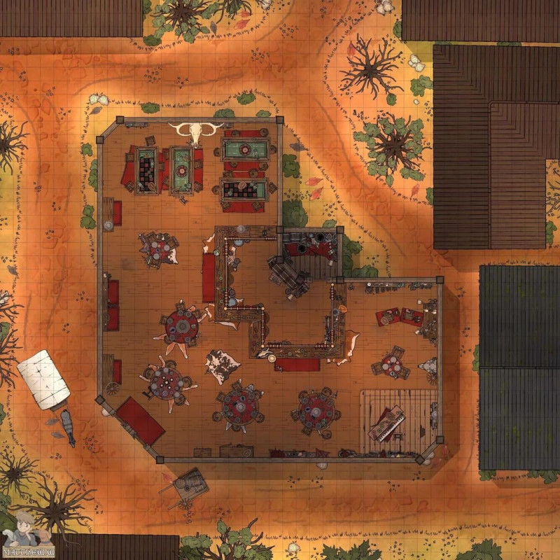 Hangman's Noose Saloon [42x42]