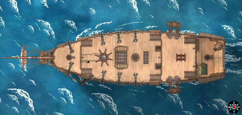 Galleon 'Ship of the Line' [42 x 20] 6 Decks