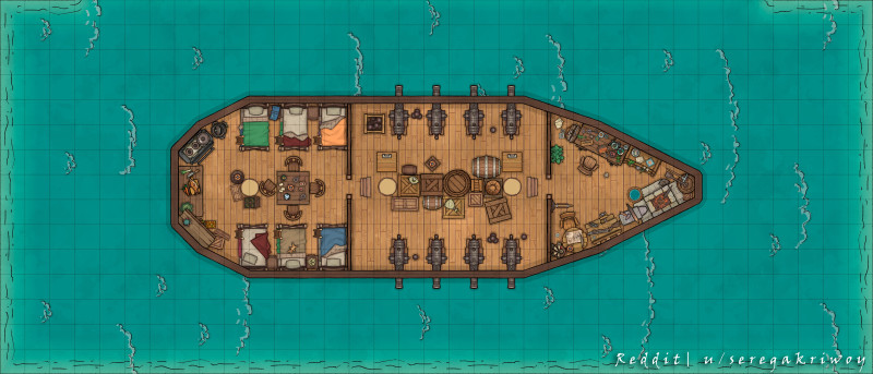 Custom Ship for my DND Party