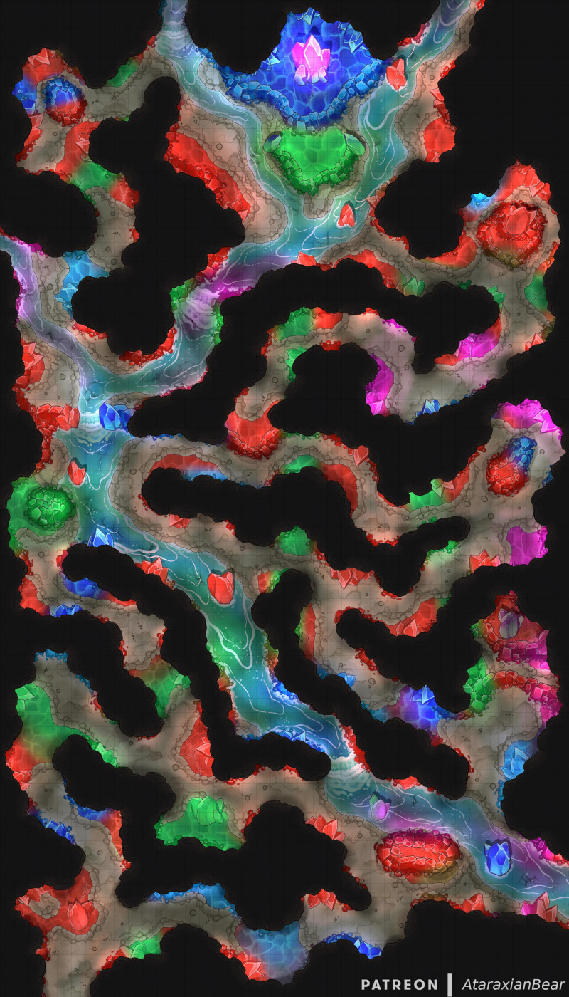 A Crystal Dungeon [40x70]