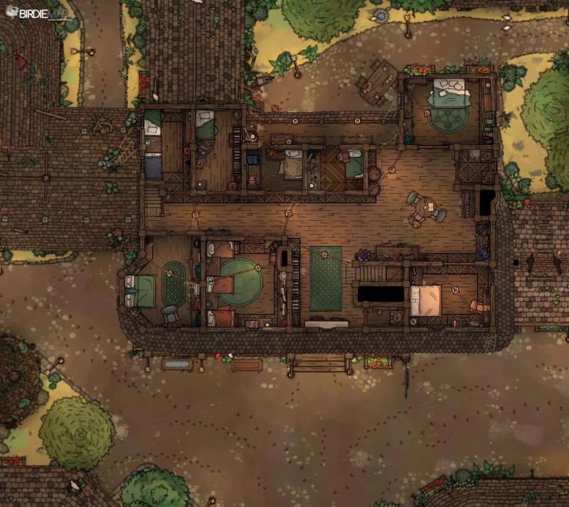 The Little Barrel Tavern - [28x24]