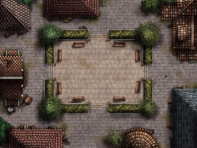 Garden Square [40x30] - 6 unique variations