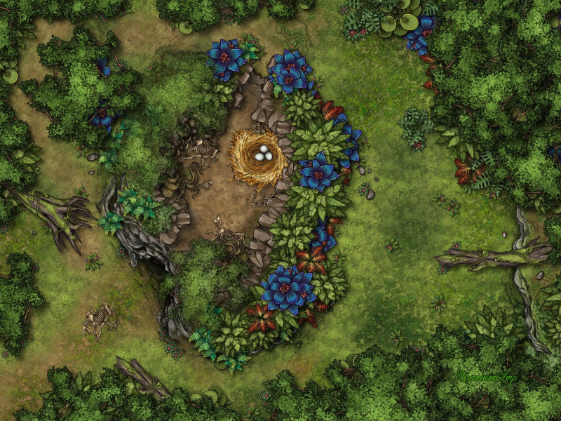 Den of the beast [40 x 30] (4 variants)