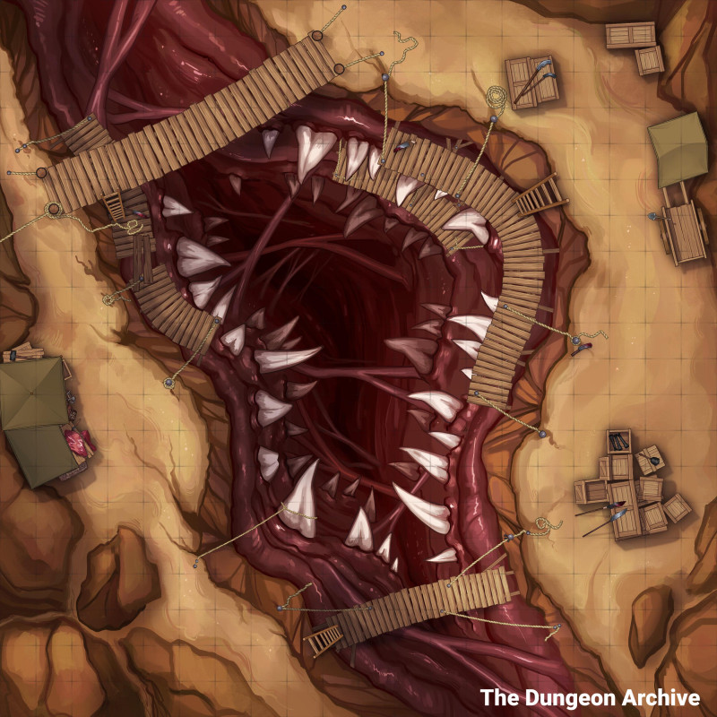 Flesh Gorge Battlemap
