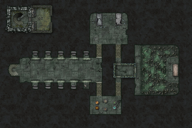Eve of Ruin - Dolindar Tombs - 30x20