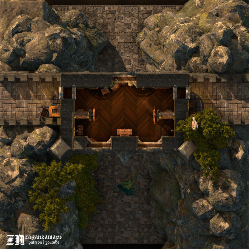 Ancient Gate [20x20] - multiple variants