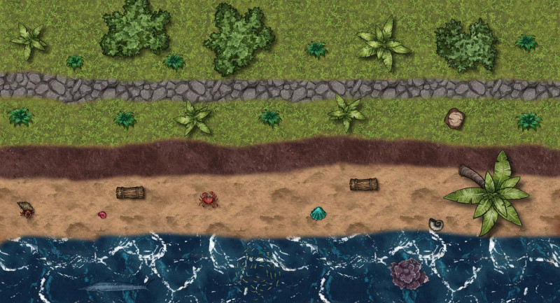 New map!! Walking By the Beach!! Enjoy this free map!!!