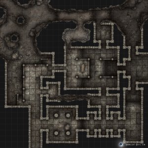 [OC] How will your players get out of the Smugglers Dungeon? [25x25]