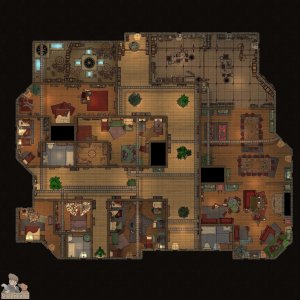 Steampunk Orphanage [54x54]