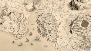 My map for my home game. The Island and city of Saturnalia!