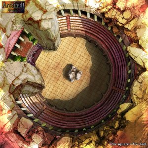 Pit of Bones (fantasy rpg battlr arena map)