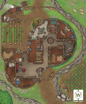 Hacienda in the Fields - With several seasons variations!